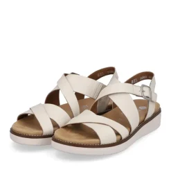 Remonte Damen Riemchensandalen hellbeige S13  D2060-60