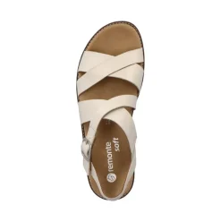 Remonte Damen Riemchensandalen hellbeige S13  D2060-60