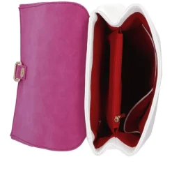 Remonte Damen Rucksack weiß pink S14 Q0526-80