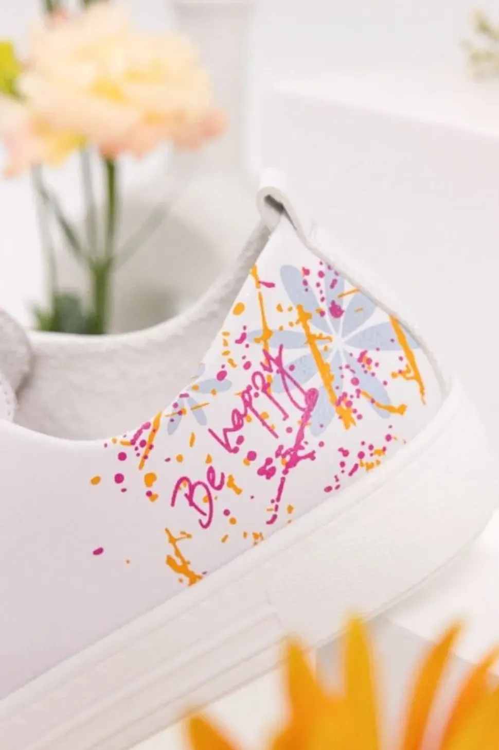 Remonte Damen Sneaker bunte Schnürsenkel weiß S12 D0900-82