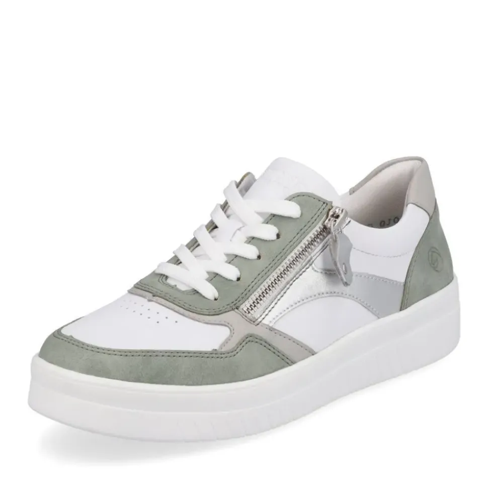 Remonte Damen Sneaker edelweiß-mintgrün S13 D0J01-80
