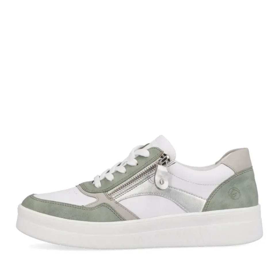 Remonte Damen Sneaker edelweiß-mintgrün S13 D0J01-80