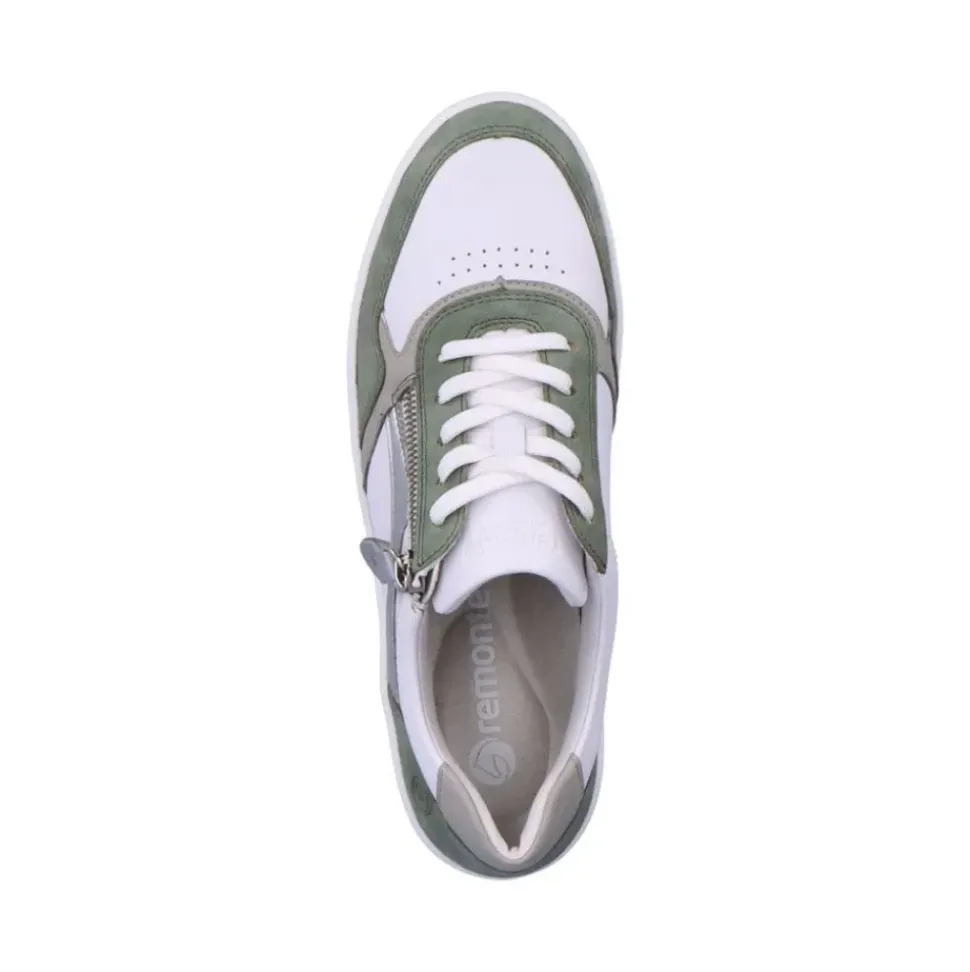 Remonte Damen Sneaker edelweiß-mintgrün S13 D0J01-80