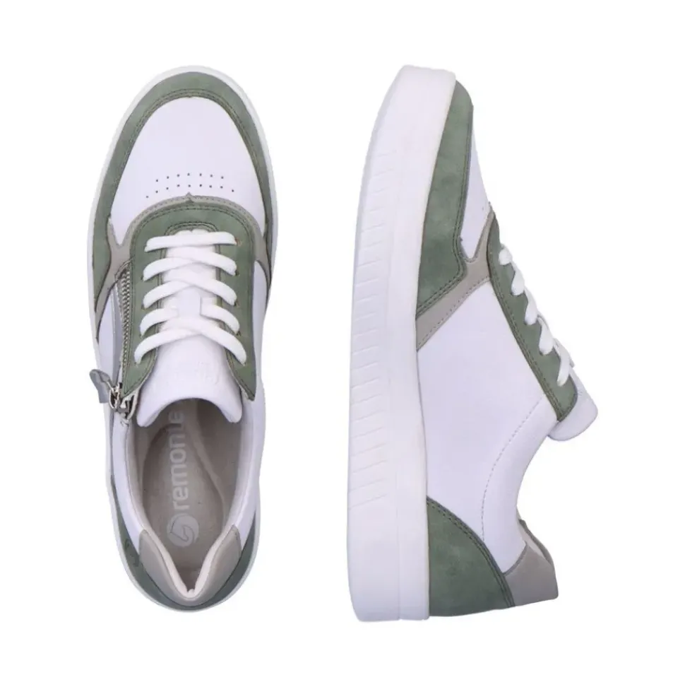 Remonte Damen Sneaker edelweiß-mintgrün S13 D0J01-80