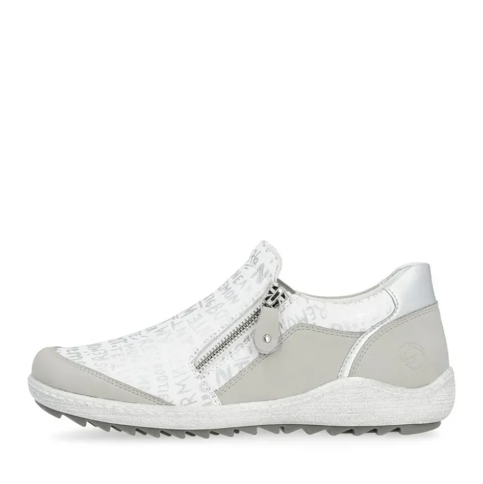 Remonte Slipper Wechselfußbett weiß silber S14 R1428-80