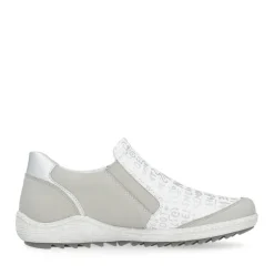 Remonte Slipper Wechselfußbett weiß silber S14 R1428-80