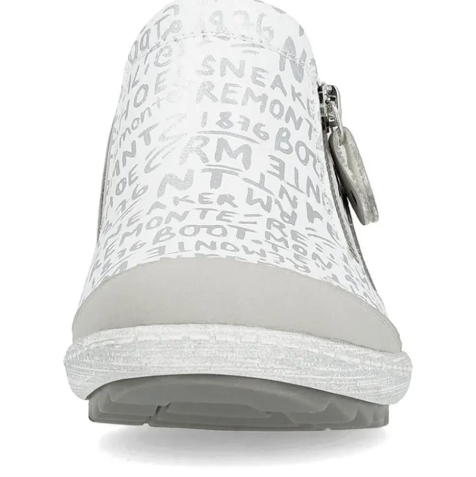Remonte Slipper Wechselfußbett weiß silber S14 R1428-80