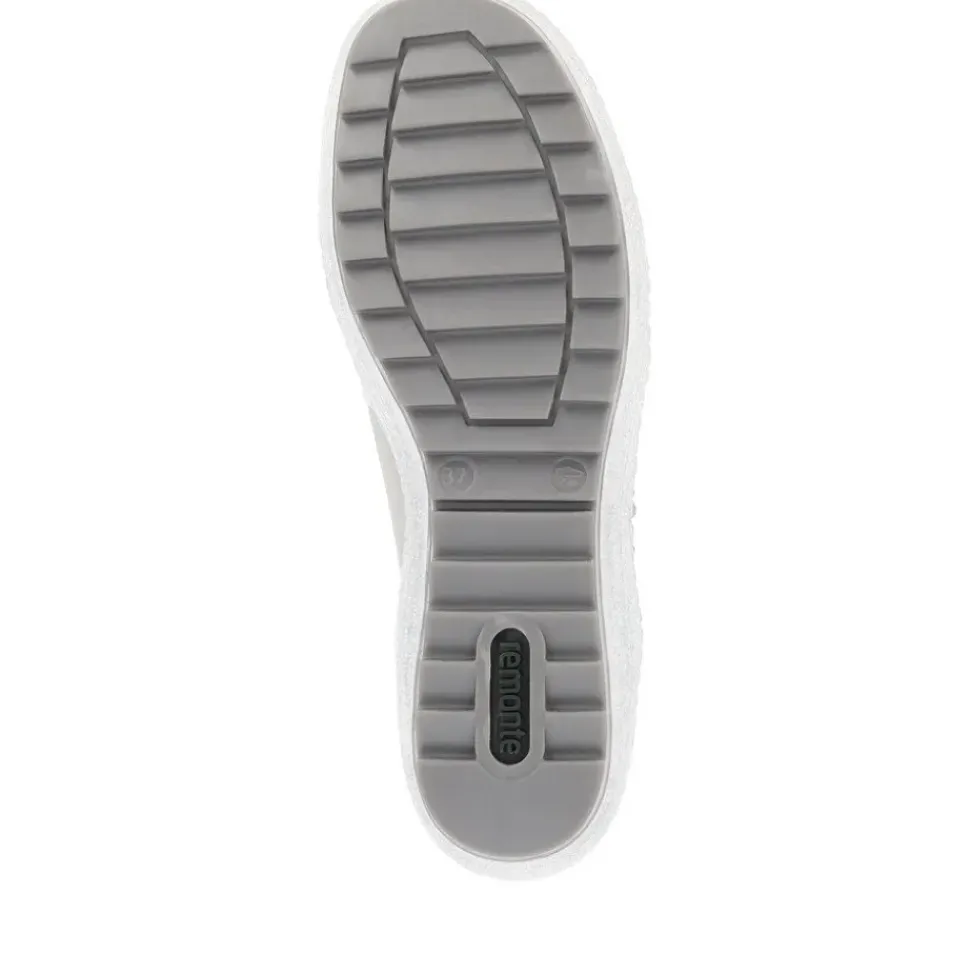 Remonte Slipper Wechselfußbett weiß silber S14 R1428-80