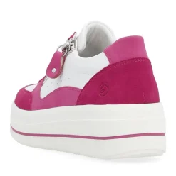 Remonte Sneaker Leder Reißverschluss pink fuchsia S14 D1C00-81