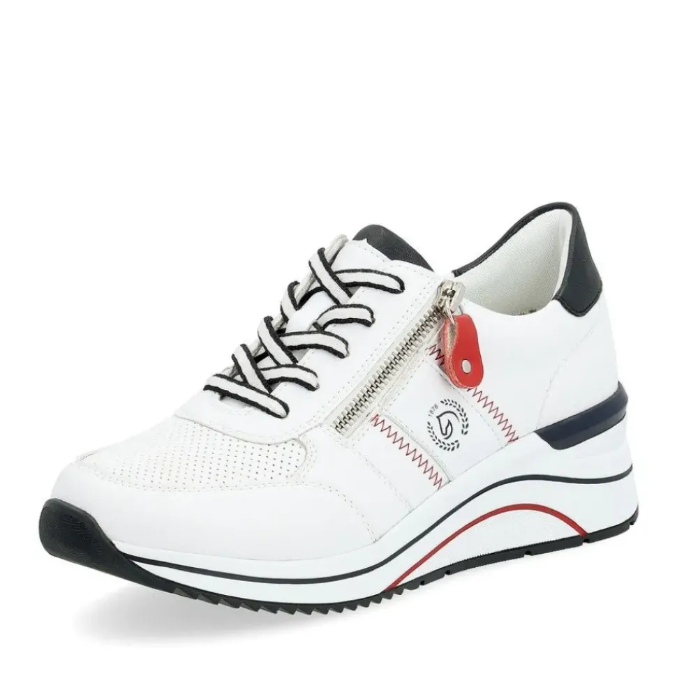 Remonte Sneaker Leder Wechselfußbett weiß S14 D0T04-81