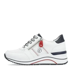 Remonte Sneaker Leder Wechselfußbett weiß S14 D0T04-81