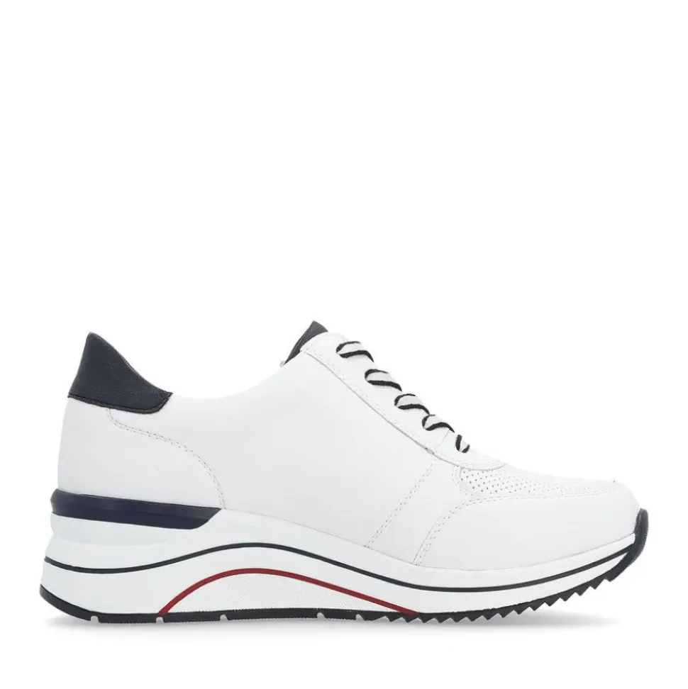 Remonte Sneaker Leder Wechselfußbett weiß S14 D0T04-81
