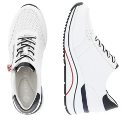 Remonte Sneaker Leder Wechselfußbett weiß S14 D0T04-81