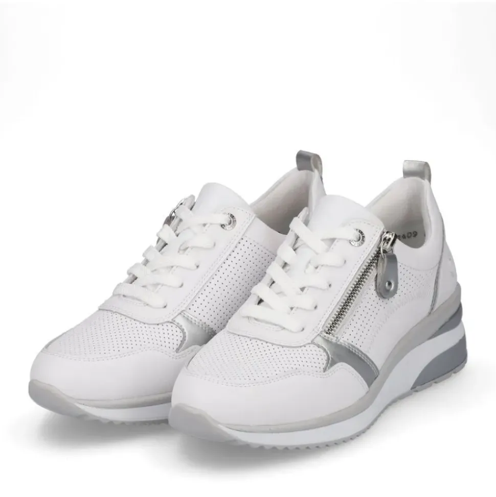 Remonte Sneaker weiß Reißverschluss S13 D2409-80
