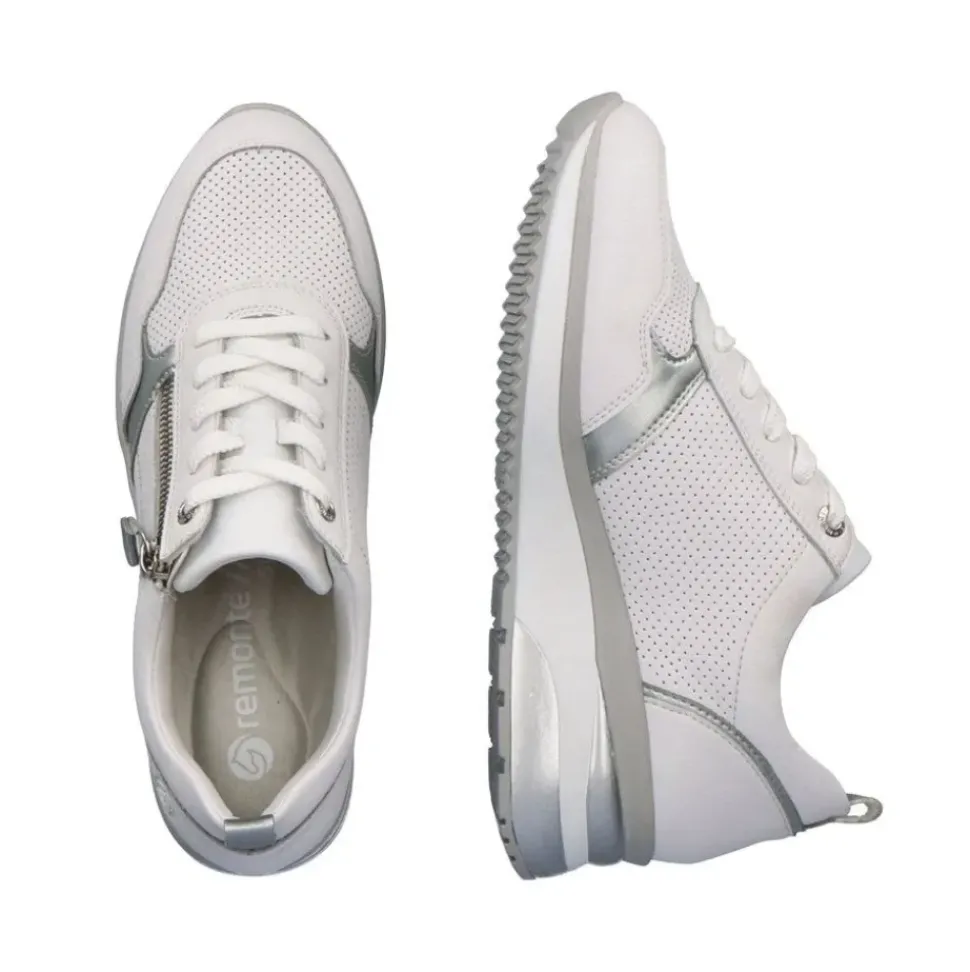 Remonte Sneaker weiß Reißverschluss S13 D2409-80