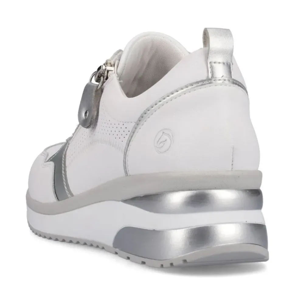 Remonte Sneaker weiß Reißverschluss S13 D2409-80