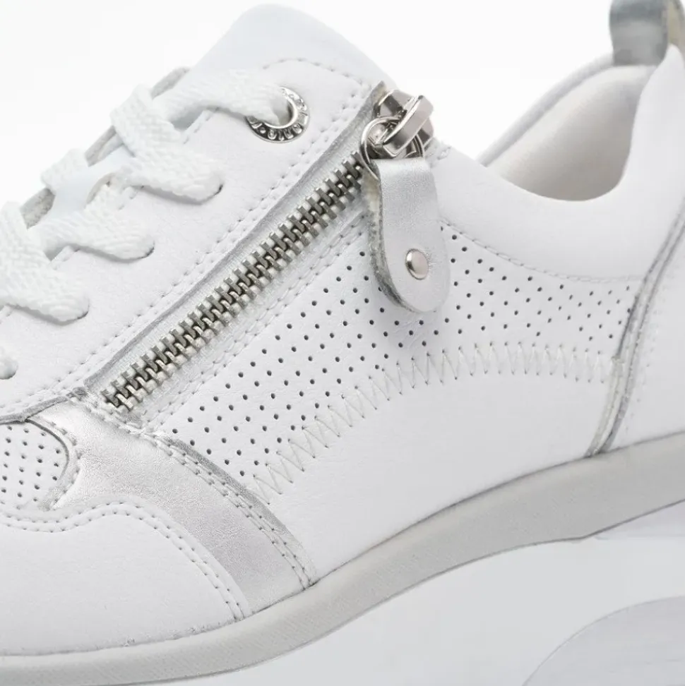 Remonte Sneaker weiß Reißverschluss S13 D2409-80