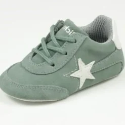 Richter Kinder Lauflernschuh Halbschuh Schnürer Sneaker grün 0050-1111-1721