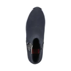 Rieker Antistress Damenboot Keilabsatz blau X6361-14