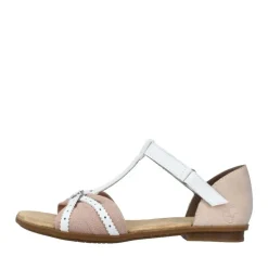 Rieker Antistress Damen Riemchensandalette Fersenkappe rosa S12 64250-92