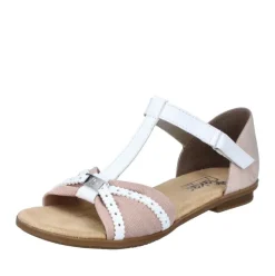 Rieker Antistress Damen Riemchensandalette Fersenkappe rosa S12 64250-92