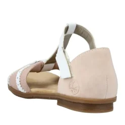 Rieker Antistress Damen Riemchensandalette Fersenkappe rosa S12 64250-92