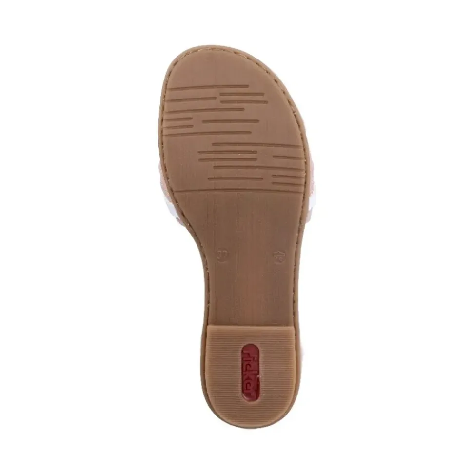 Rieker Antistress Damen Riemchensandalette Fersenkappe rosa S12 64250-92