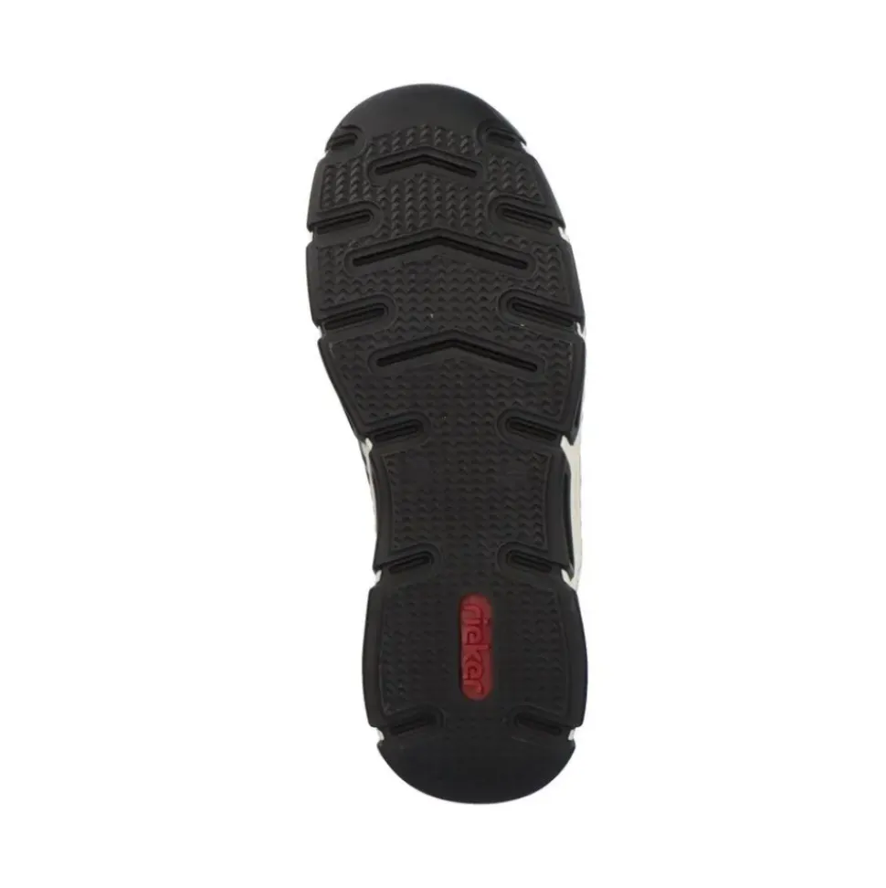 Rieker Antistress Damen Schlupfschuh Slipper sportlich Schnellschnürung grün S13 L0657-54