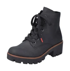 Rieker Antistress Damen Schnürstiefel Schnürboot schwarz S22 79240-00