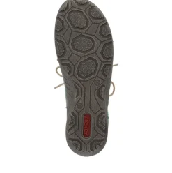 Rieker Antistress Damen Schnürschuh mehrfarbige Ösen grün S23 52507-52