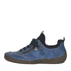 Rieker Antistress Damen Schnürhalbschuh blau S22 52573-14