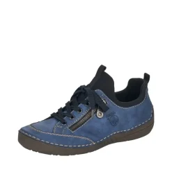 Rieker Antistress Damen Schnürhalbschuh blau S22 52573-14