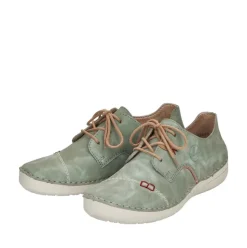 Rieker Antistress Damen Schnürschuh grün S12   52528-52
