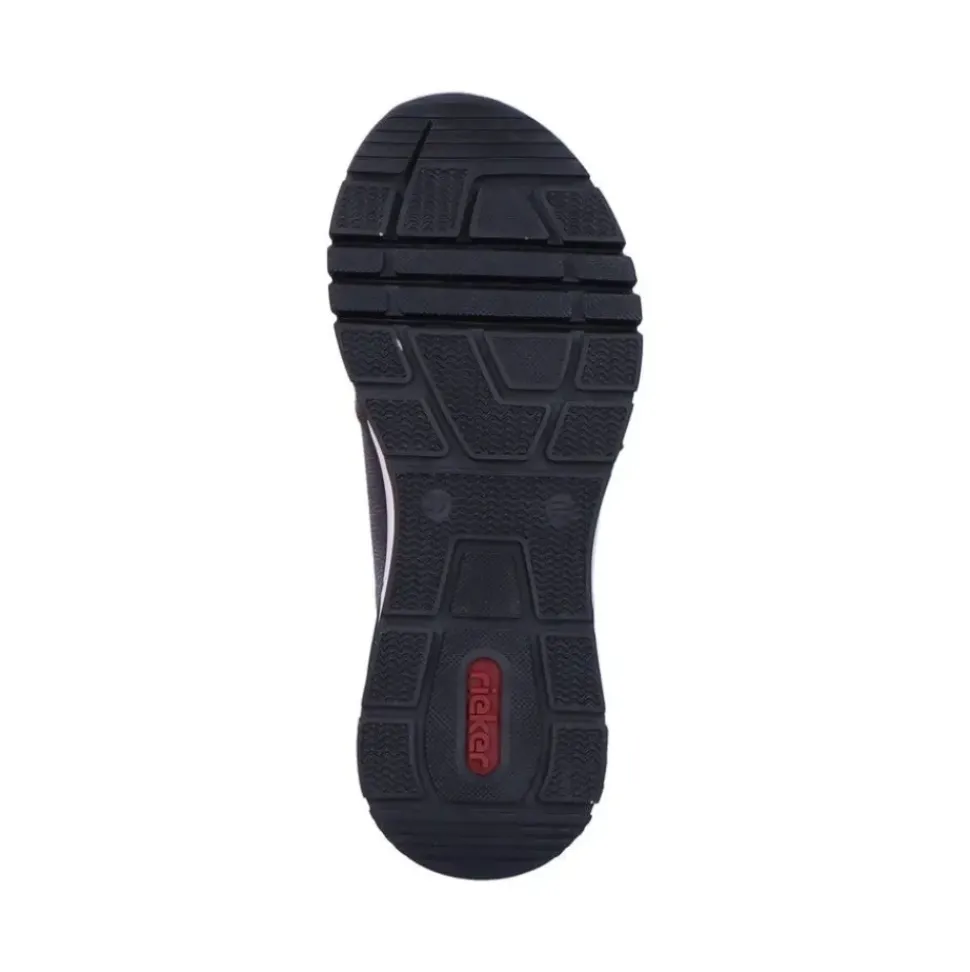 Rieker Antistress Damen Schnürhalbschuh Sneaker Keilsohle Wechselfußbett braun S22 M6602-25