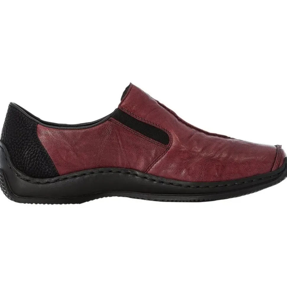 Rieker Antistress Damen Slipper Leder rot S12 L1751-35