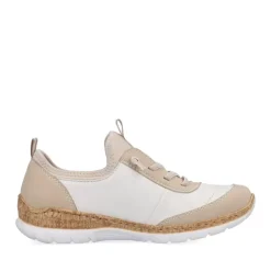 Rieker Antistress Damen Slipper Memosoft Decksohle beige S13 N4253-80
