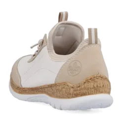 Rieker Antistress Damen Slipper Memosoft Decksohle beige S13 N4253-80