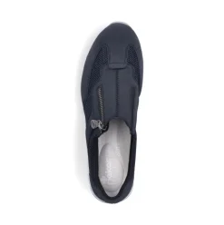 Rieker Antistress Damen Slipper Keilabsatz blau S13 54474-14