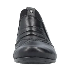 Rieker Antistress Damen Slipper Trotteur Leder Blockabsatz schwarz S23 41657-00