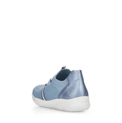 Rieker Antistress Damen Slipper Schlupfschuh sportlich Wechselfußbett blau S13 L7462-12