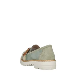 Rieker Antistress Damen Slipper Loafer grün S12 54864-52