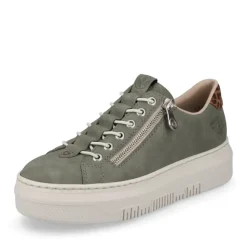 Rieker Antistress Damen Sneaker Plateau- Sohle grün S13 M1952-52