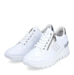 Rieker Antistress Damen Sneaker Keilabsatz weiß S13 N8321-80