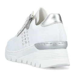 Rieker Antistress Damen Sneaker Keilabsatz weiß S13 N8321-80