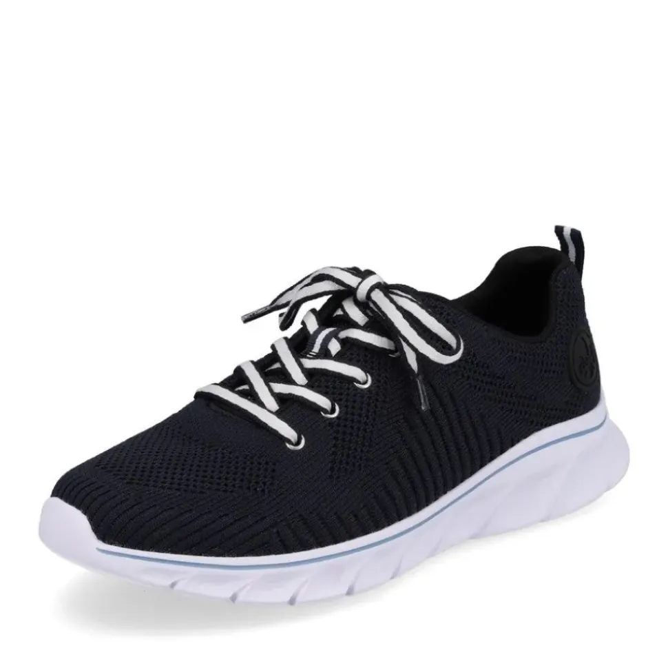 Rieker Antistress Damen Sneaker Sportschuh Wechselfußbett blau S13 54022-14