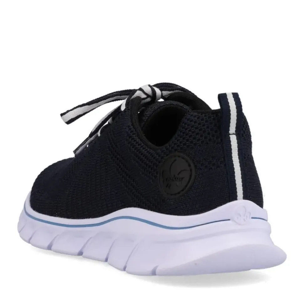 Rieker Antistress Damen Sneaker Sportschuh Wechselfußbett blau S13 54022-14