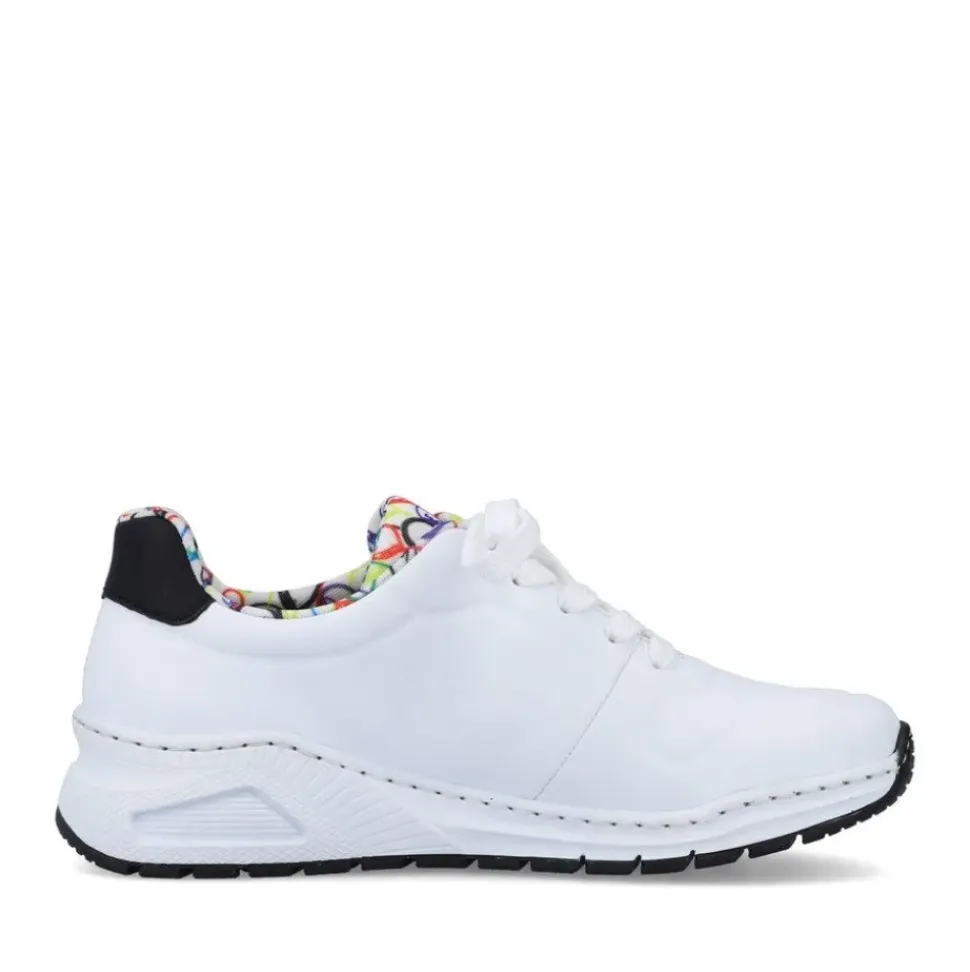 Rieker Antistress Damen Sneaker Wechselfußbett weiß S13 M4903-80