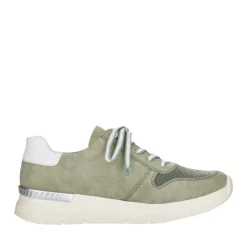 Rieker Antistress Damen Sneaker Reißverschluss Wechselfußbett grün S12 N4730-52