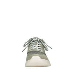 Rieker Antistress Damen Sneaker Reißverschluss Wechselfußbett grün S12 N4730-52