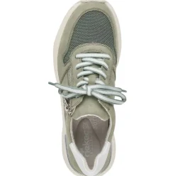 Rieker Antistress Damen Sneaker Reißverschluss Wechselfußbett grün S12 N4730-52